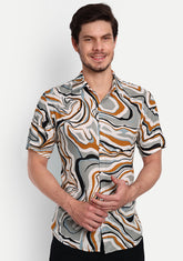 The Sea Effect Shirt - by TrendiVastra
